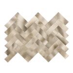 Zelfklevend Mozaiek Visgraat Goud