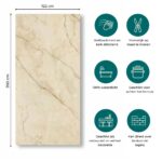 USP - PVC Marmer Wandpaneel Bolzano Beige Glans
