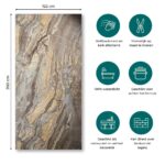 USP - PVC Marmer Wandpaneel Onyx Bruin Glans