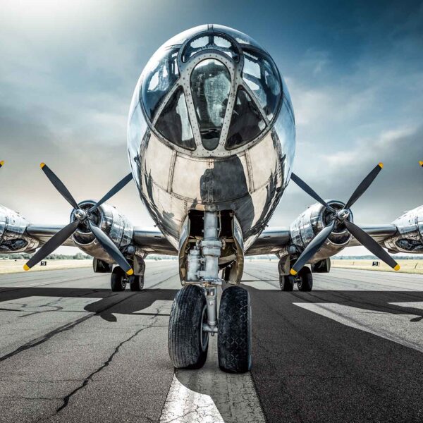 Glasschilderij B29 Superfortress 80x120cm