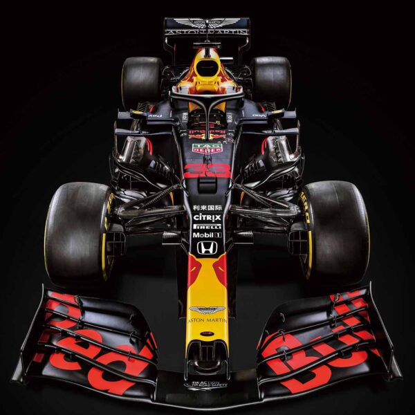 Glasschilderij Red Bull Racing 120x80cm