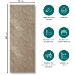 Eigenschappen Spc Marmer wandpaneel Mat Breccia Brown