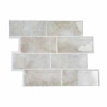 Tegelsticker Metro Taupe Beige