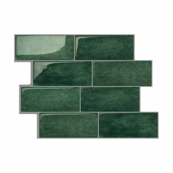 Tegelsticker Piastrelli Groen Metro