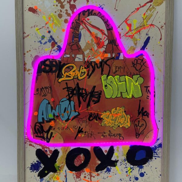 Neon Art Purse