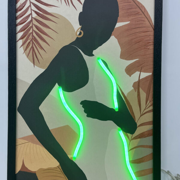 Neon Art Green Glow
