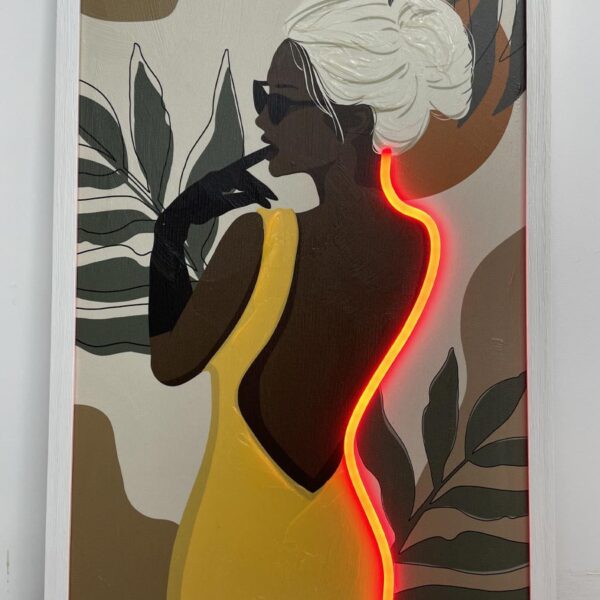 Neon Art Woman