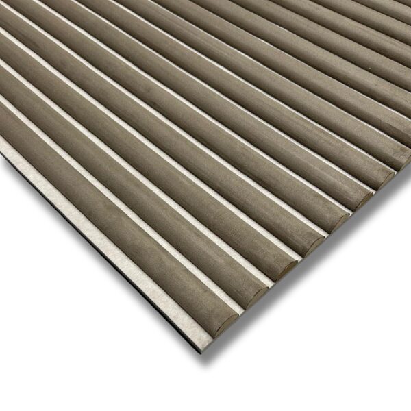 Suede Paneel AKU Khaki 260x60x2.1cm hoek