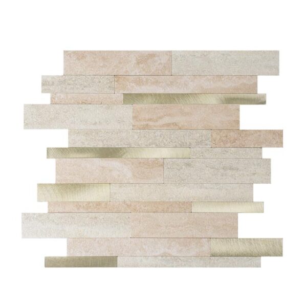 Zelfklevende Steenstrip Tegelstrook Beige